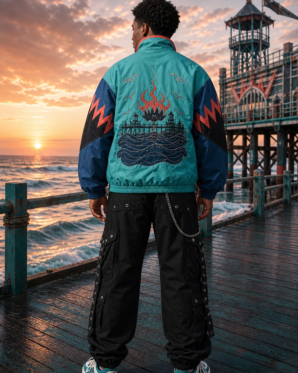 Arlong Park Pullover Jacket Back Artwork