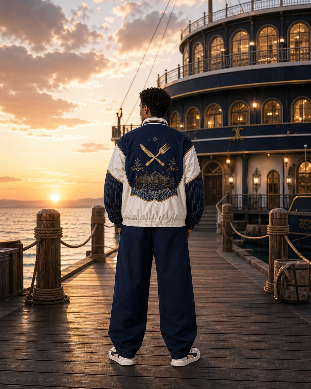 Baratie Pullover Jacket Back Artwork