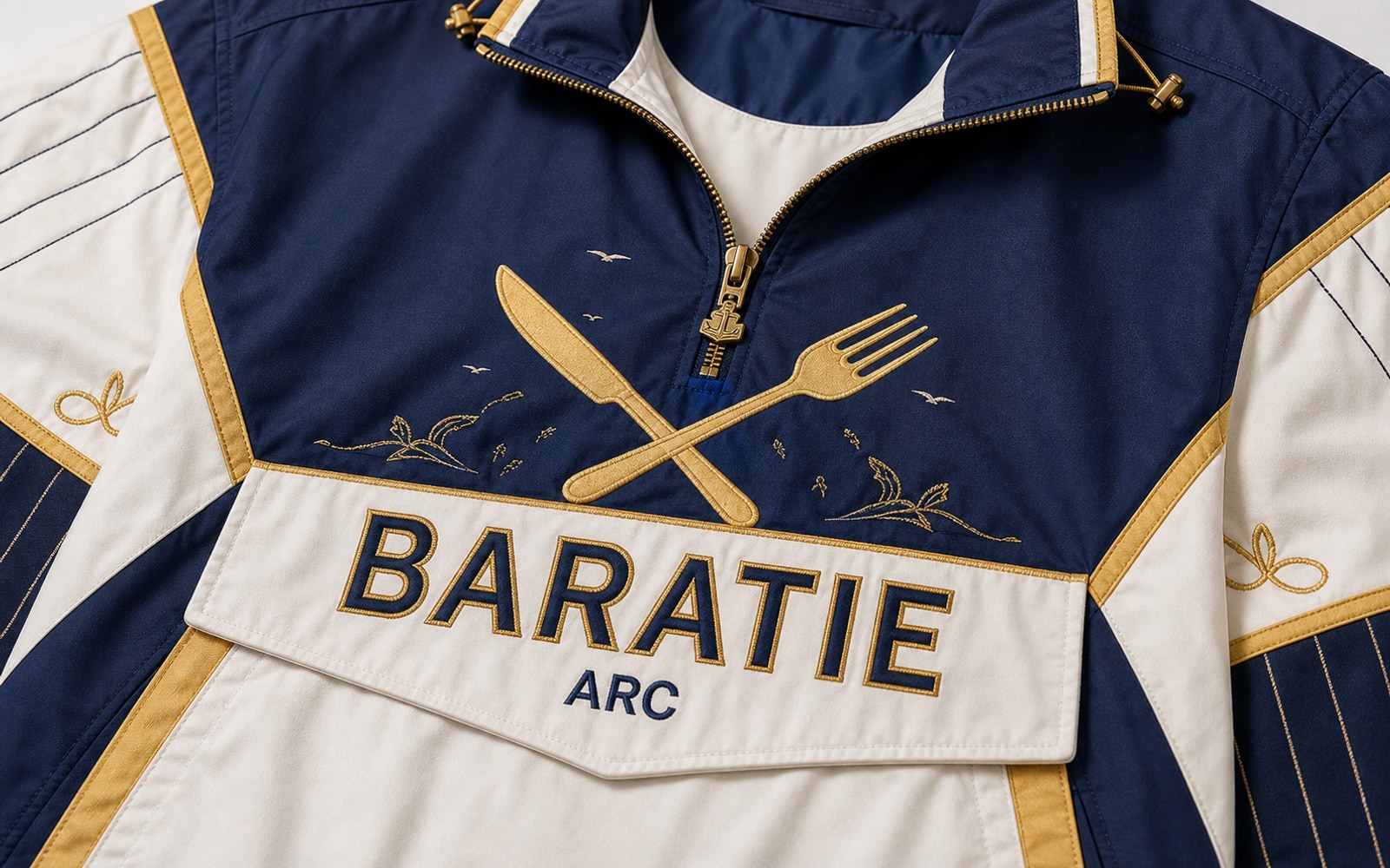 Baratie Pullover Jacket Front Artwork
