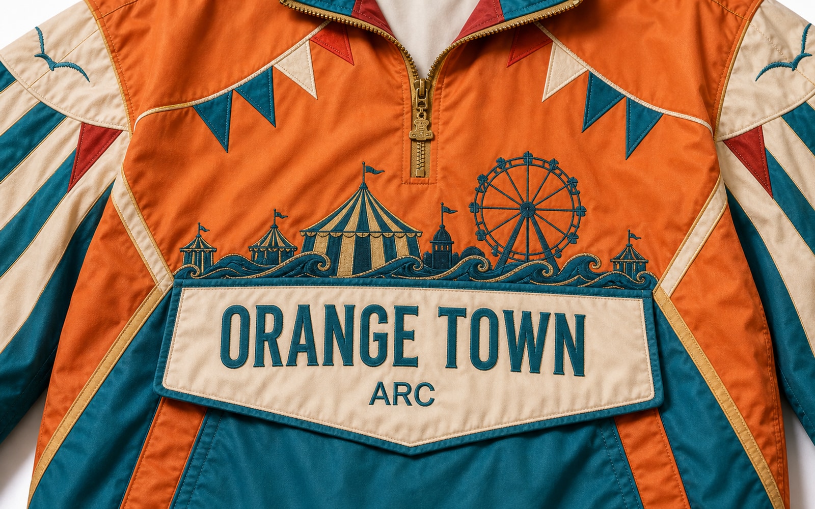 Orange Town Pullover Jacket thumbnail 3