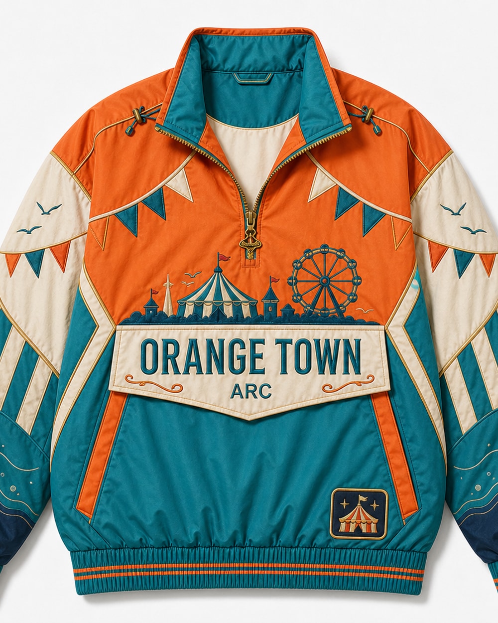 Orange Town Pullover Jacket thumbnail 6