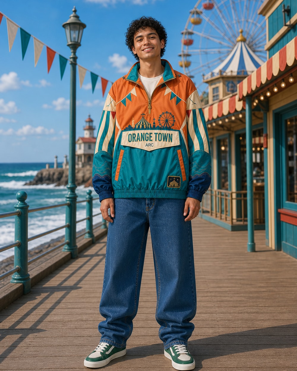 Orange Town Pullover Jacket product card
