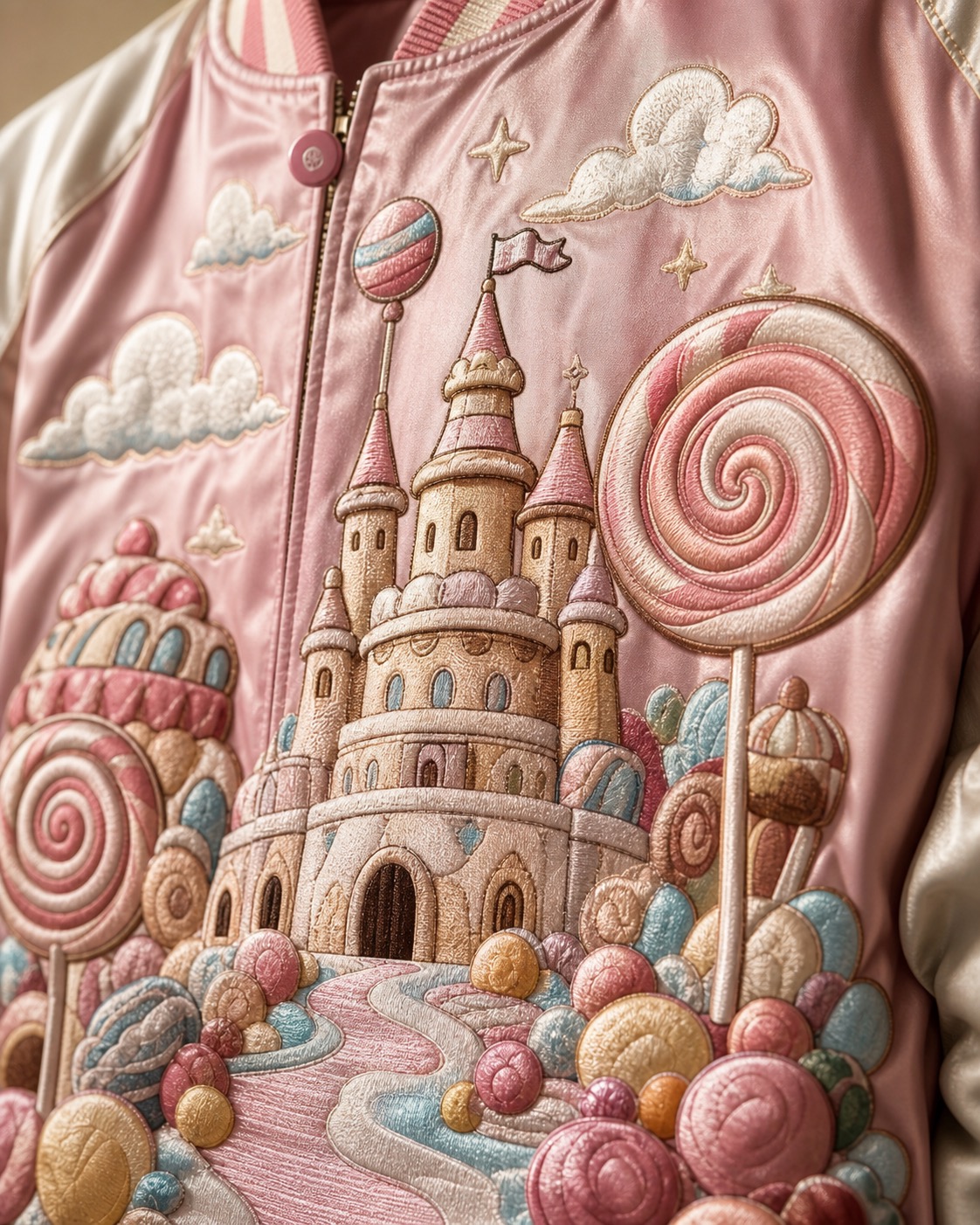 Whole Cake Island Varsity Jacket thumbnail 3