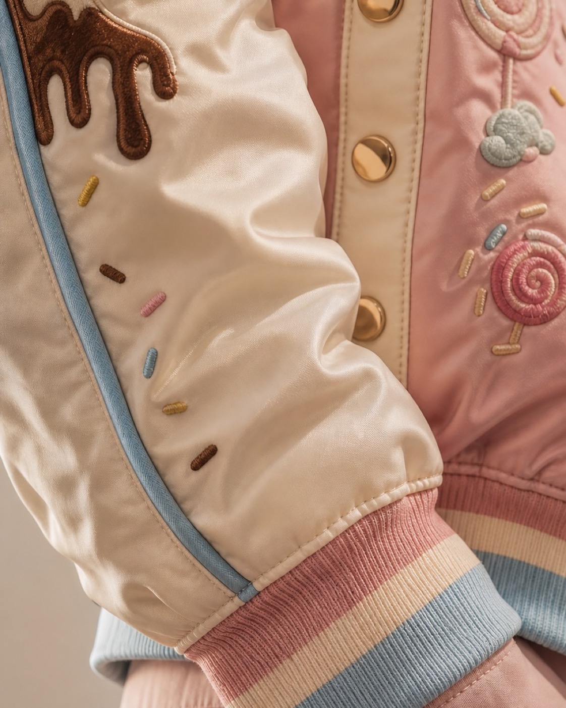 Whole Cake Island Varsity Jacket thumbnail 4
